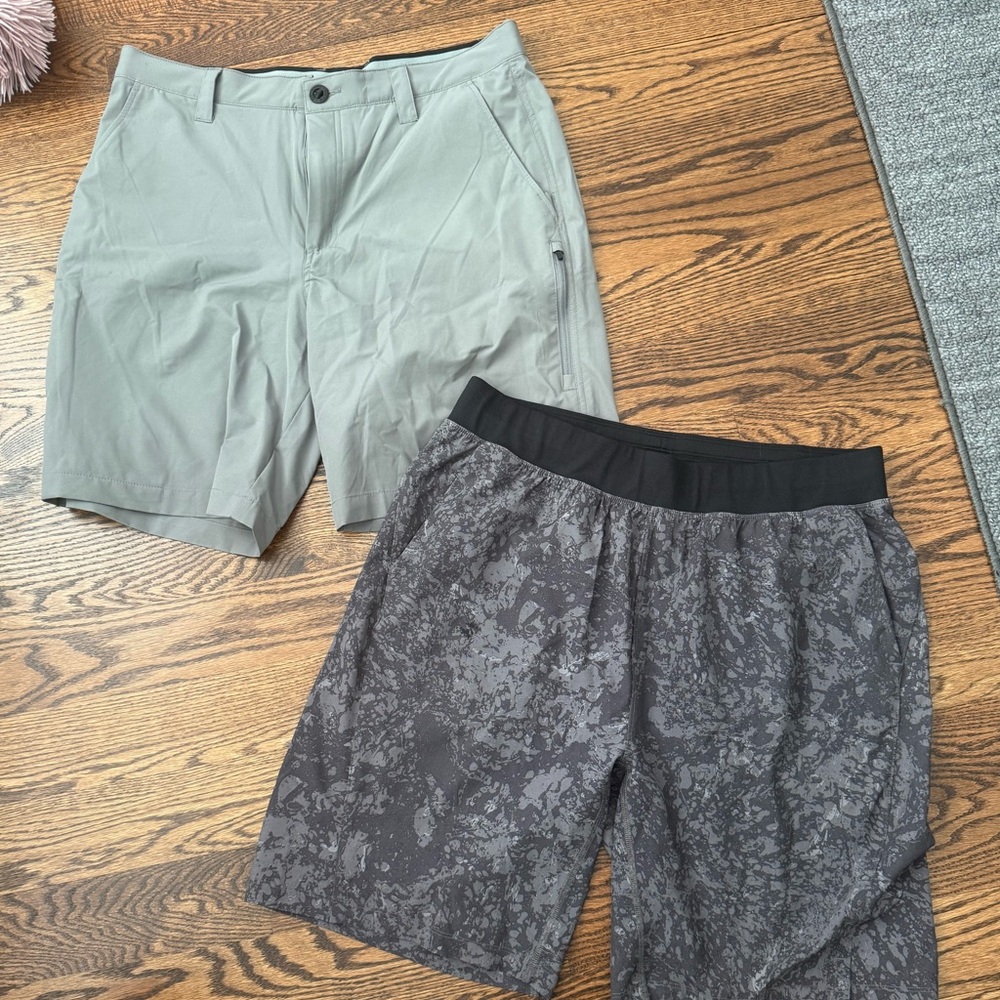2 Shorts ORVIS tech lightweight grey 34 Zella Woven Athletic XL Black men’s